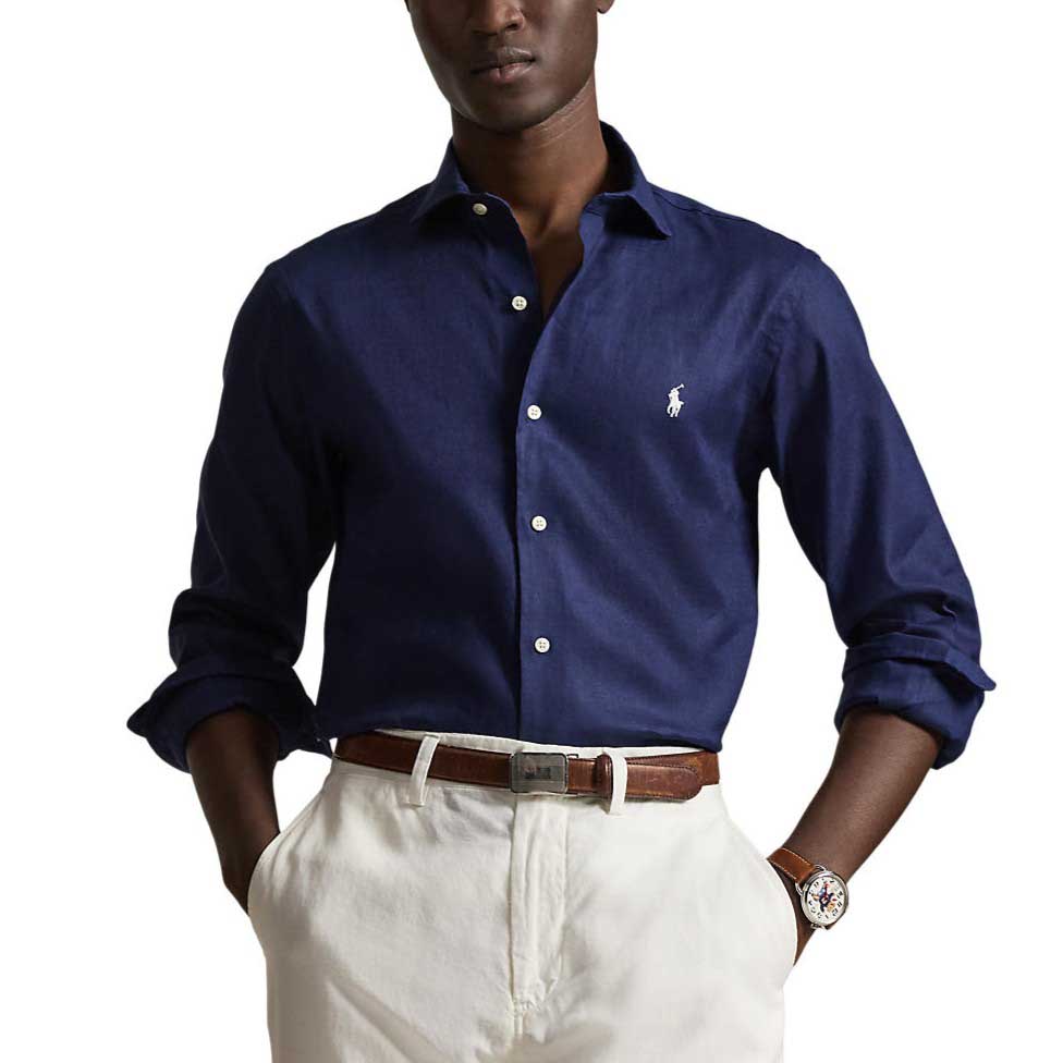 Polo Ralph Lauren Custom Fit Linen-Blend Shirt